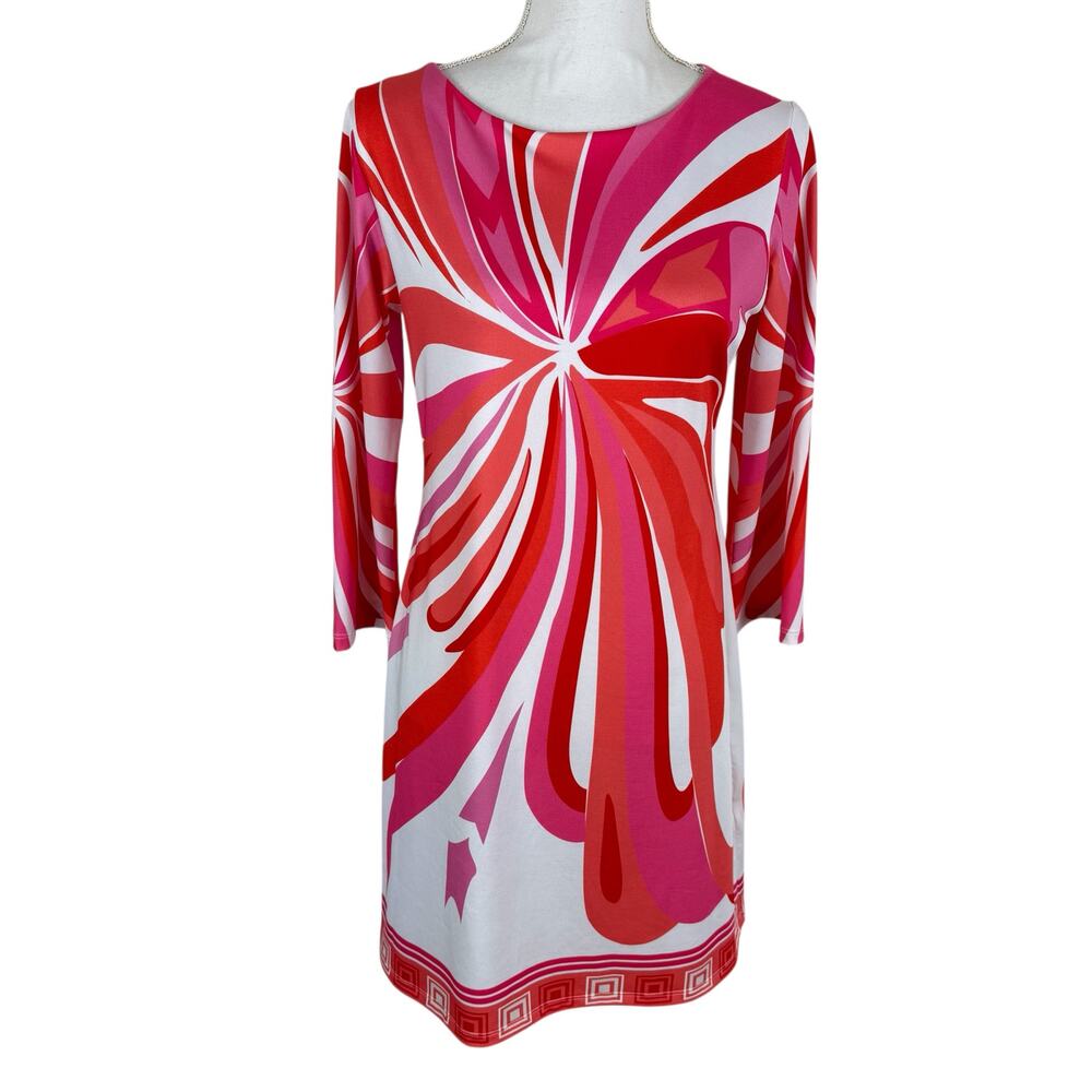 Parisou Dress Size Small Bright Colorful Vibrant Resort Abstract Vacation Travel